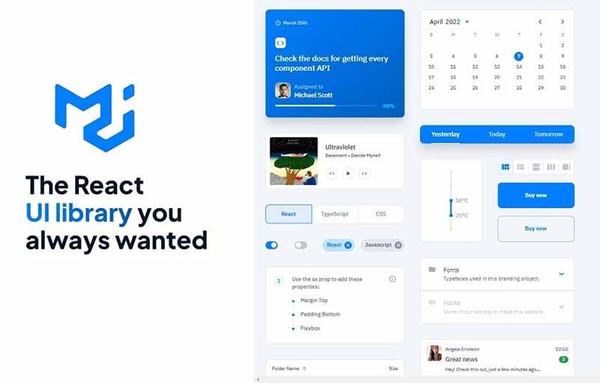 React MUI Templates Open Source And FREE