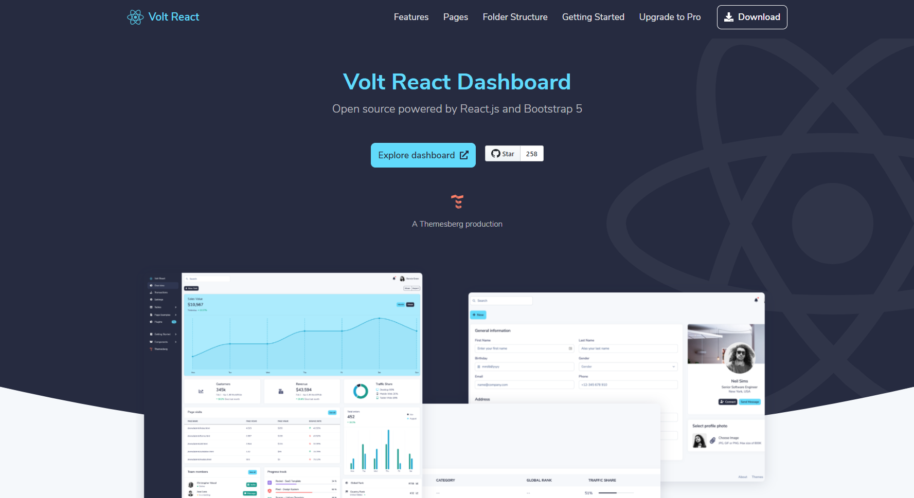 Admin templates react