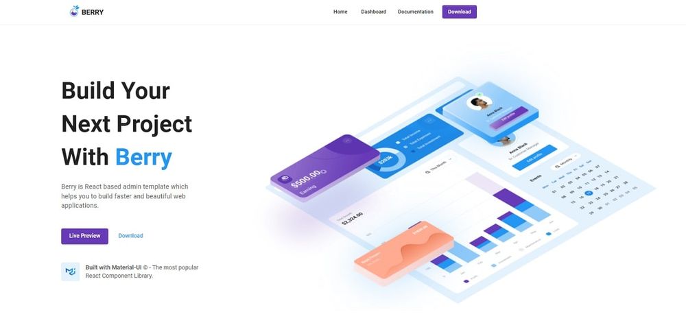 Berry - Open-Source React Dashboard