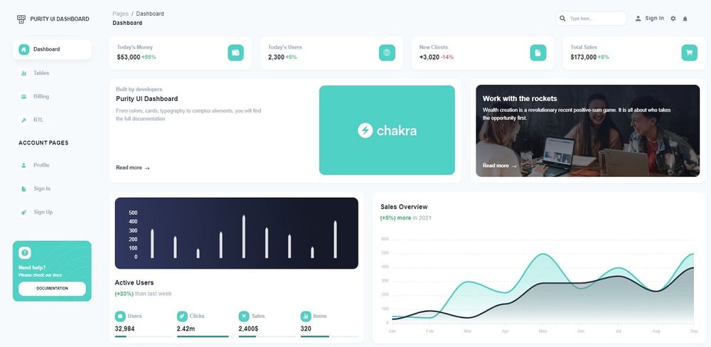 chakra ui landing page template