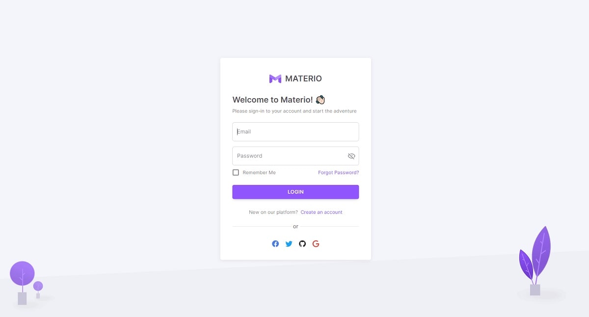 Materio - Open-Source MUI/React Teamplate