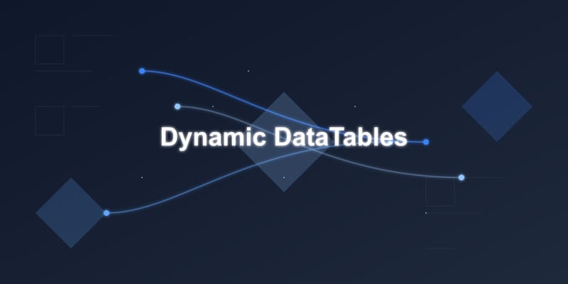 Dynamic Data Table Pattern - can be used to manage information with ease via pagination, search, and filters.